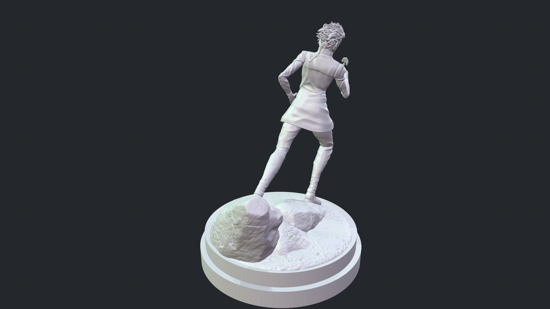 JoJo gold wind 3D print model_9