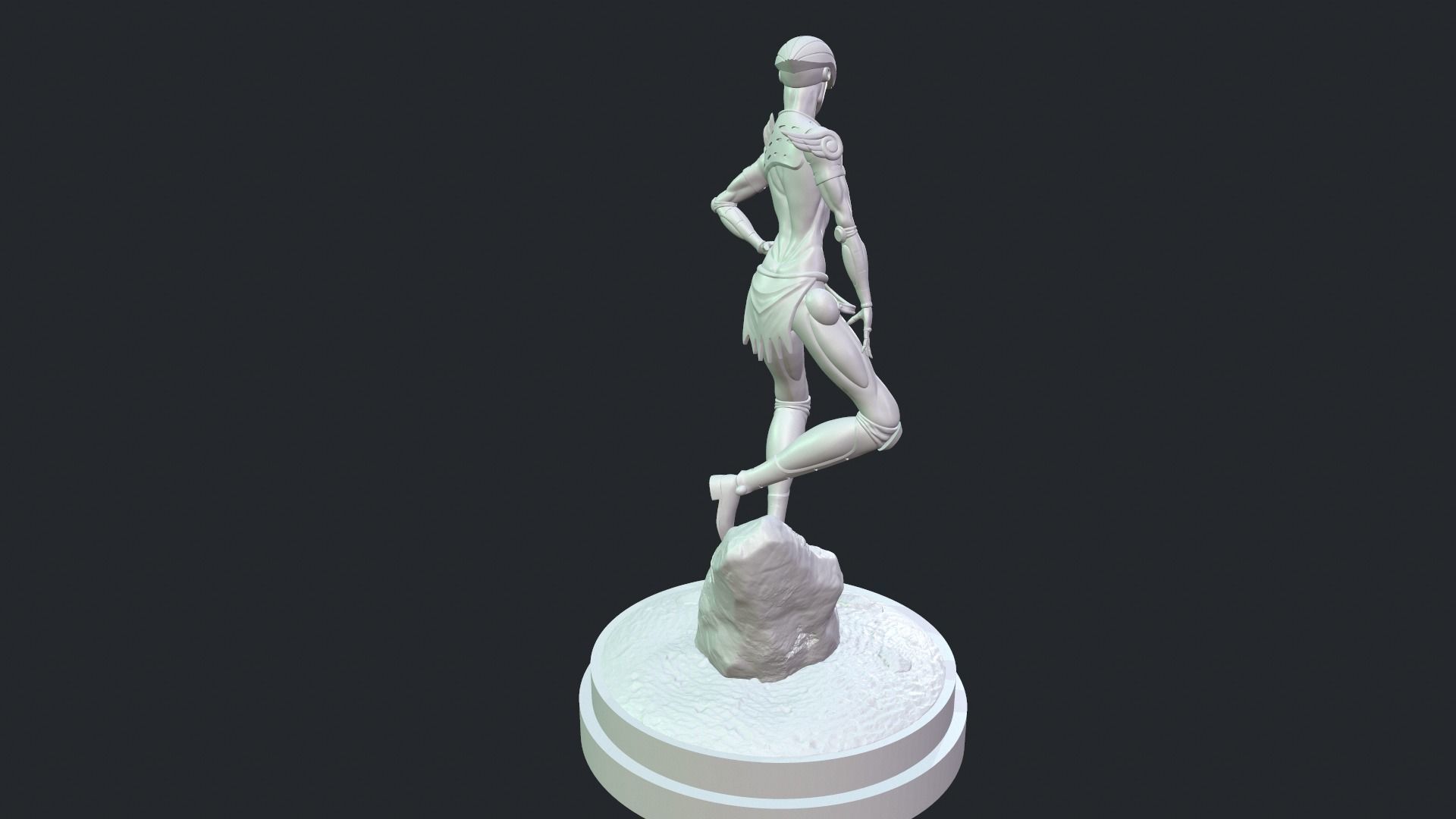 JoJo gold wind 3D print model_14