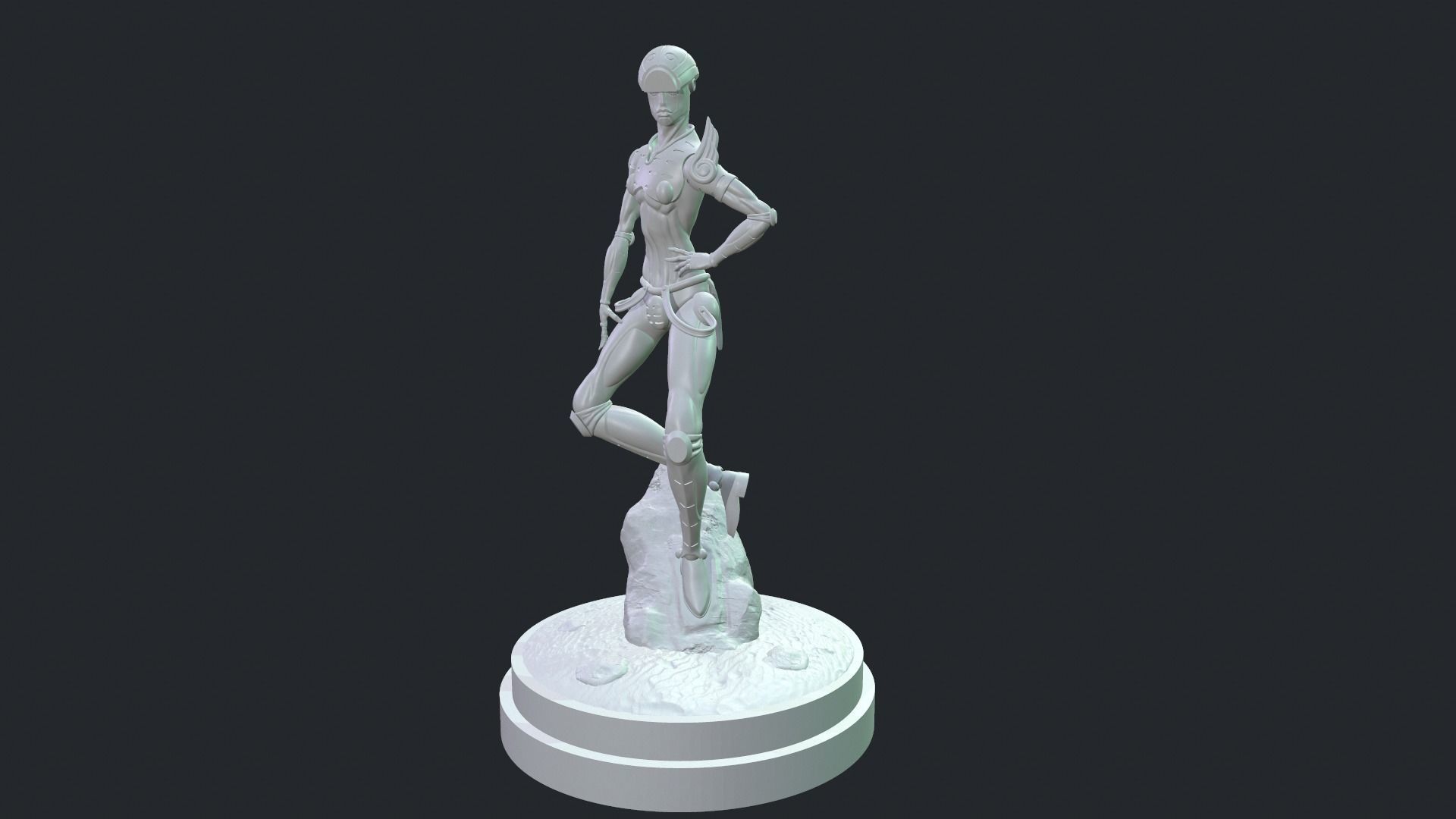 JoJo gold wind 3D print model_11