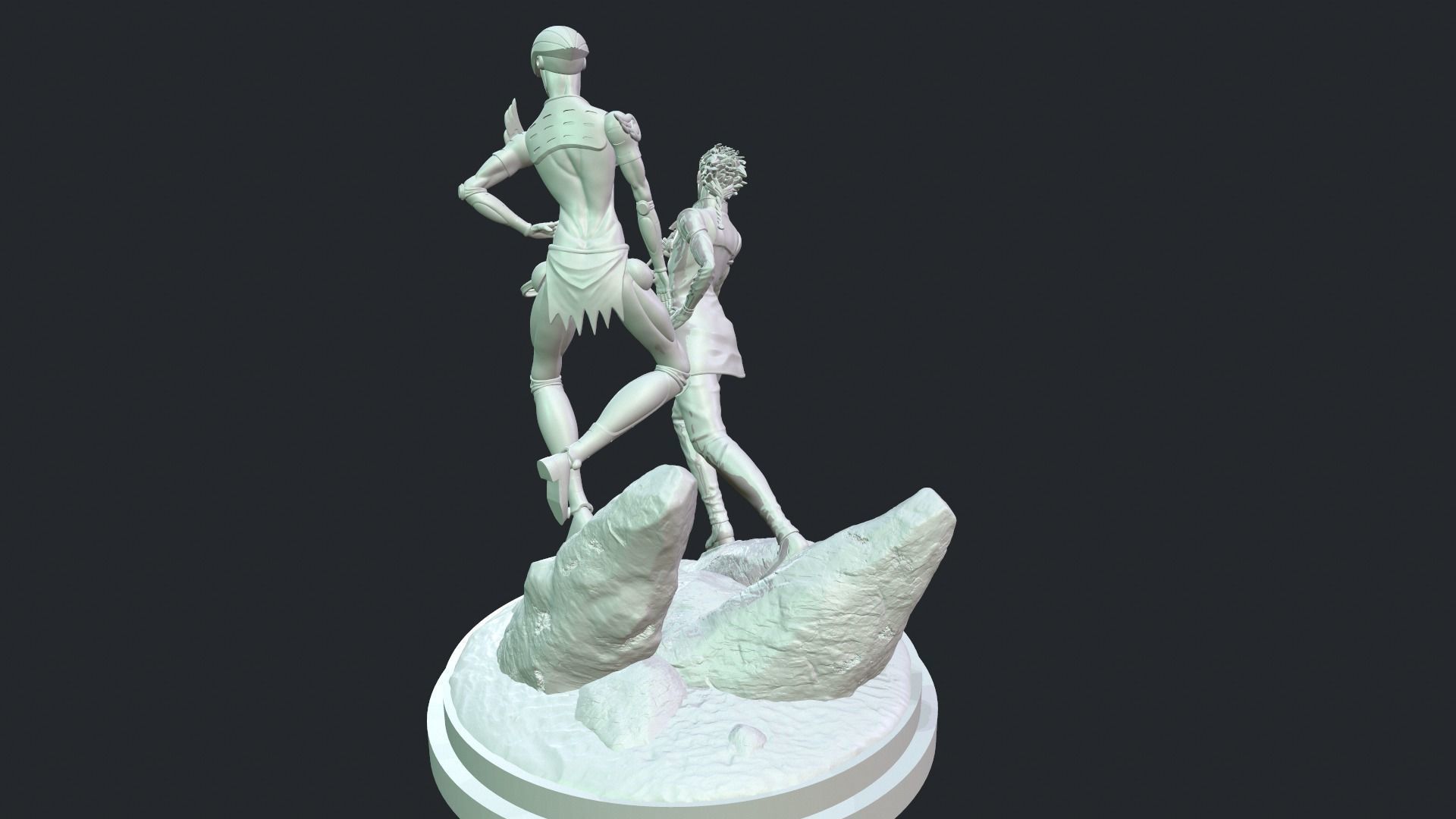 JoJo gold wind 3D print model_4