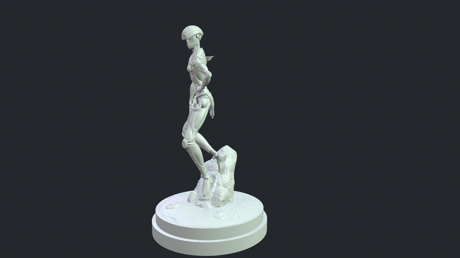 JoJo gold wind 3D print model_12