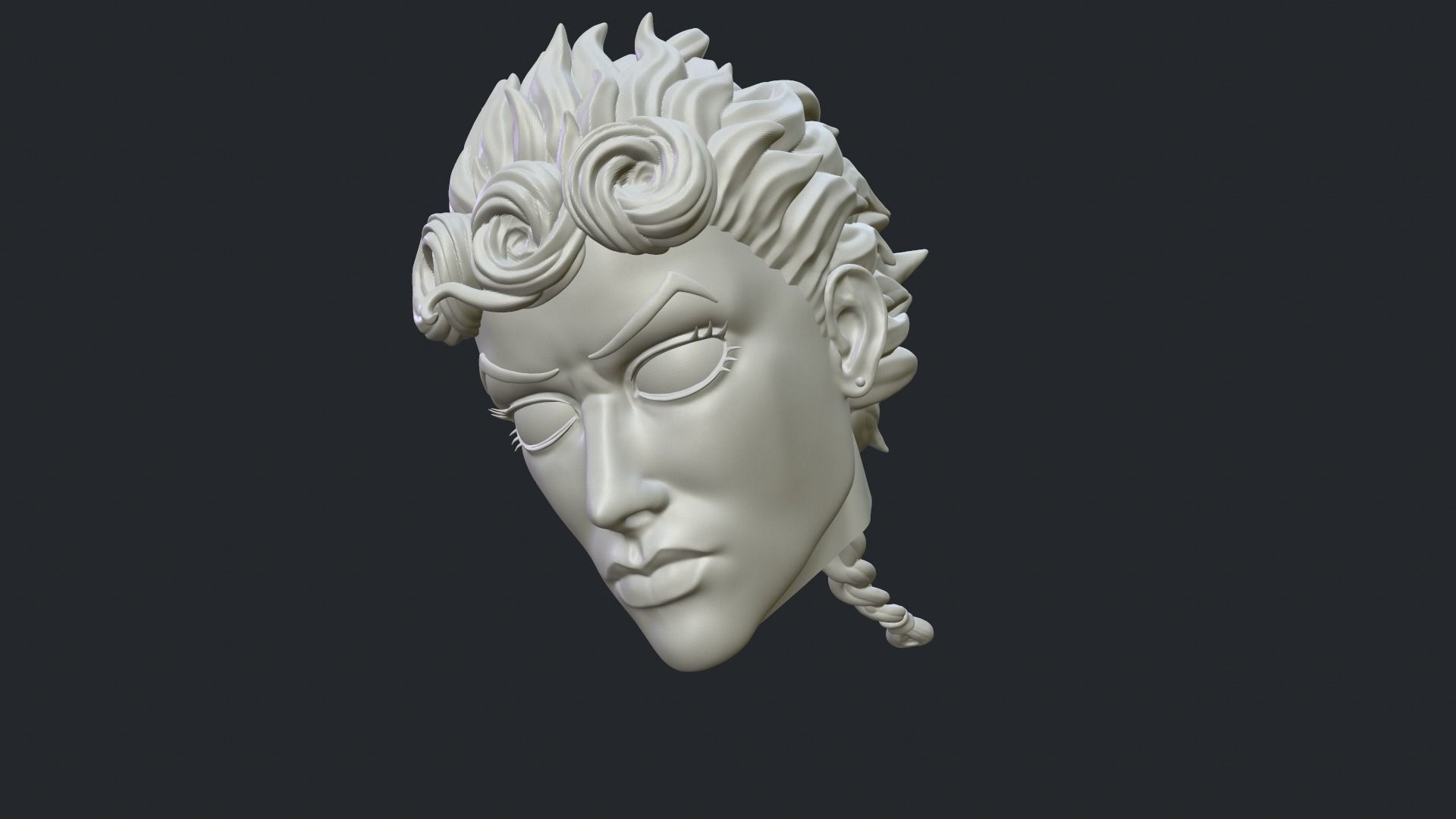 JoJo gold wind 3D print model_40