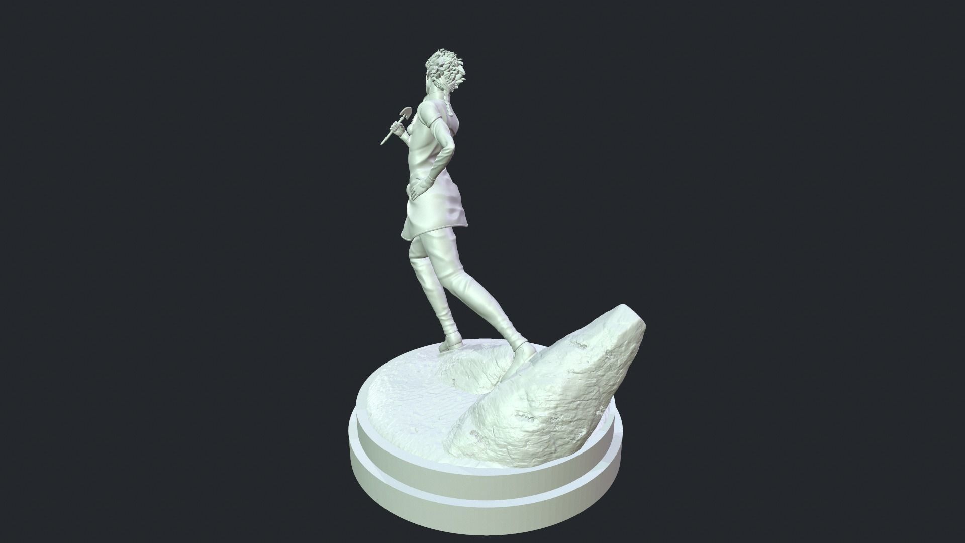 JoJo gold wind 3D print model_7