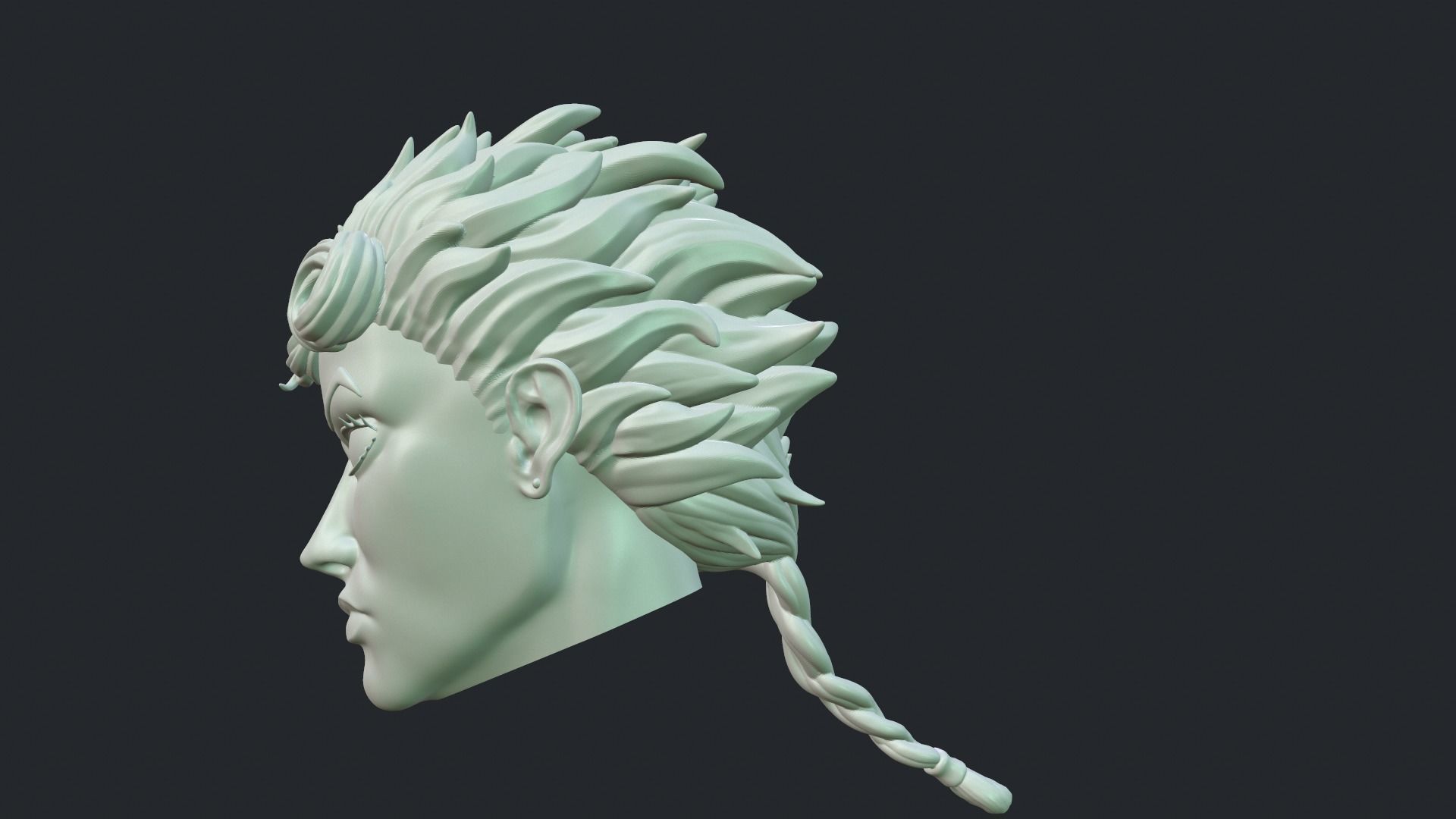 JoJo gold wind 3D print model_41