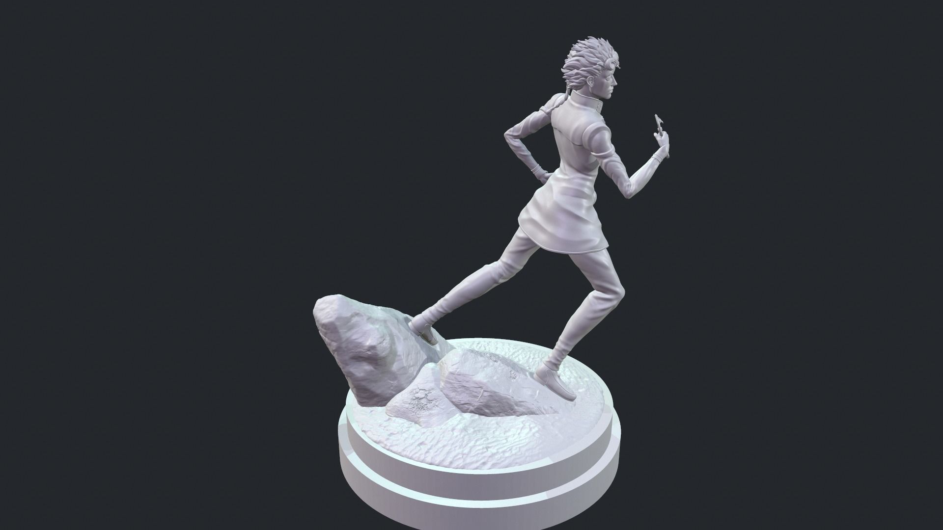 JoJo gold wind 3D print model_8