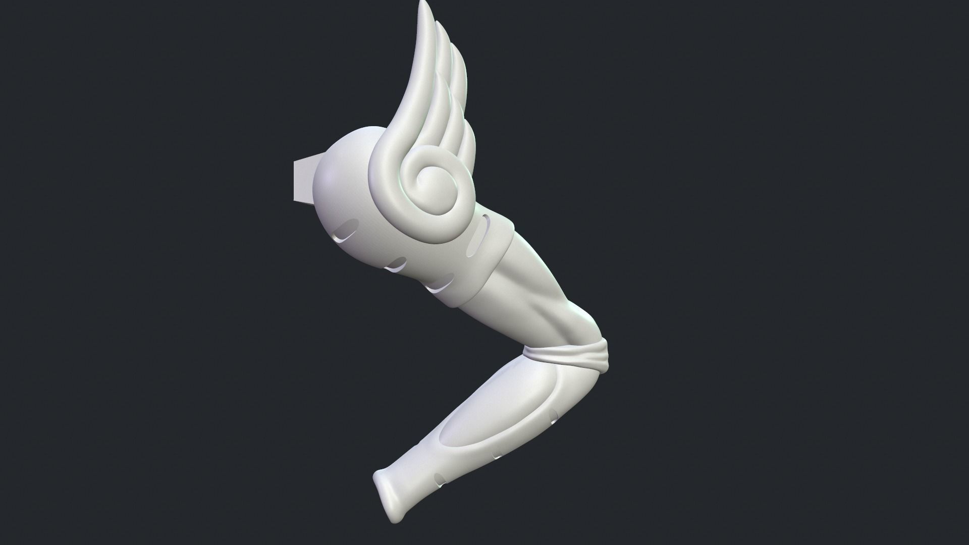 JoJo gold wind 3D print model_26