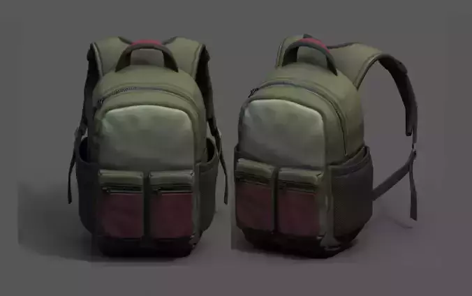 Backpack Camping Generic human bag baggage pockets 