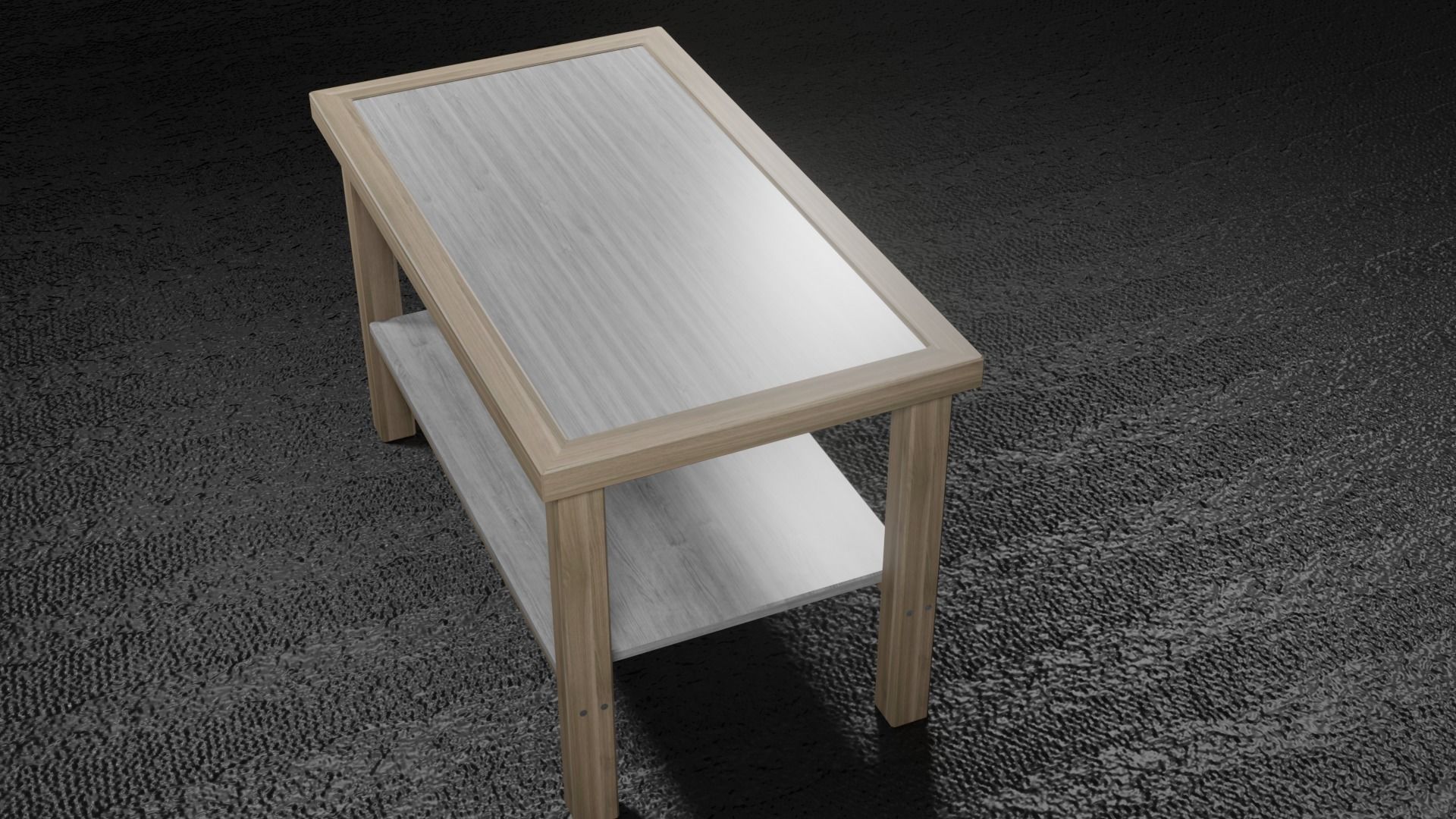 Modern designed coffee table 3D model_1