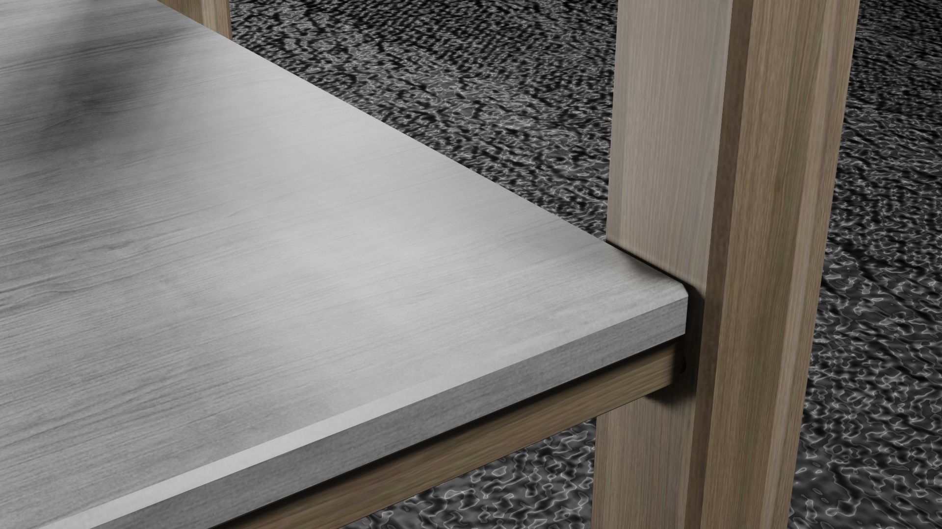 Modern designed coffee table 3D model_4