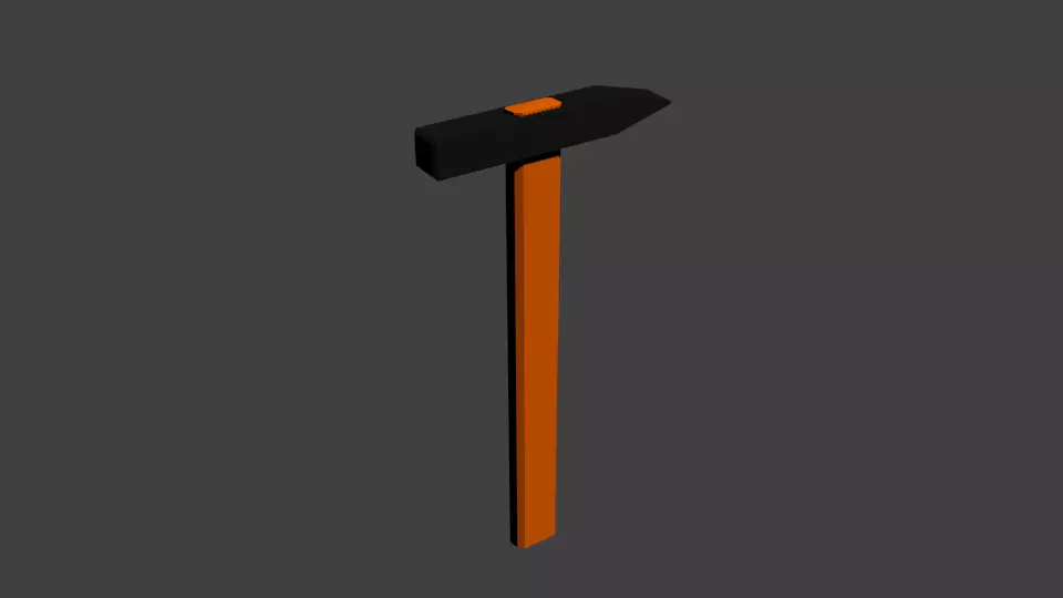 Hammer Free low-poly 3D model