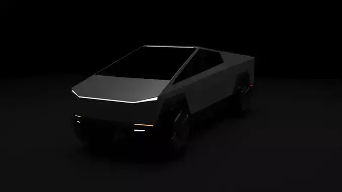 CyberTruck futuristic vehicle