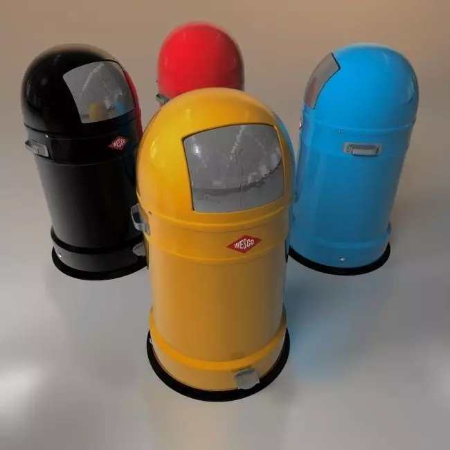 trash bin 2 3D model