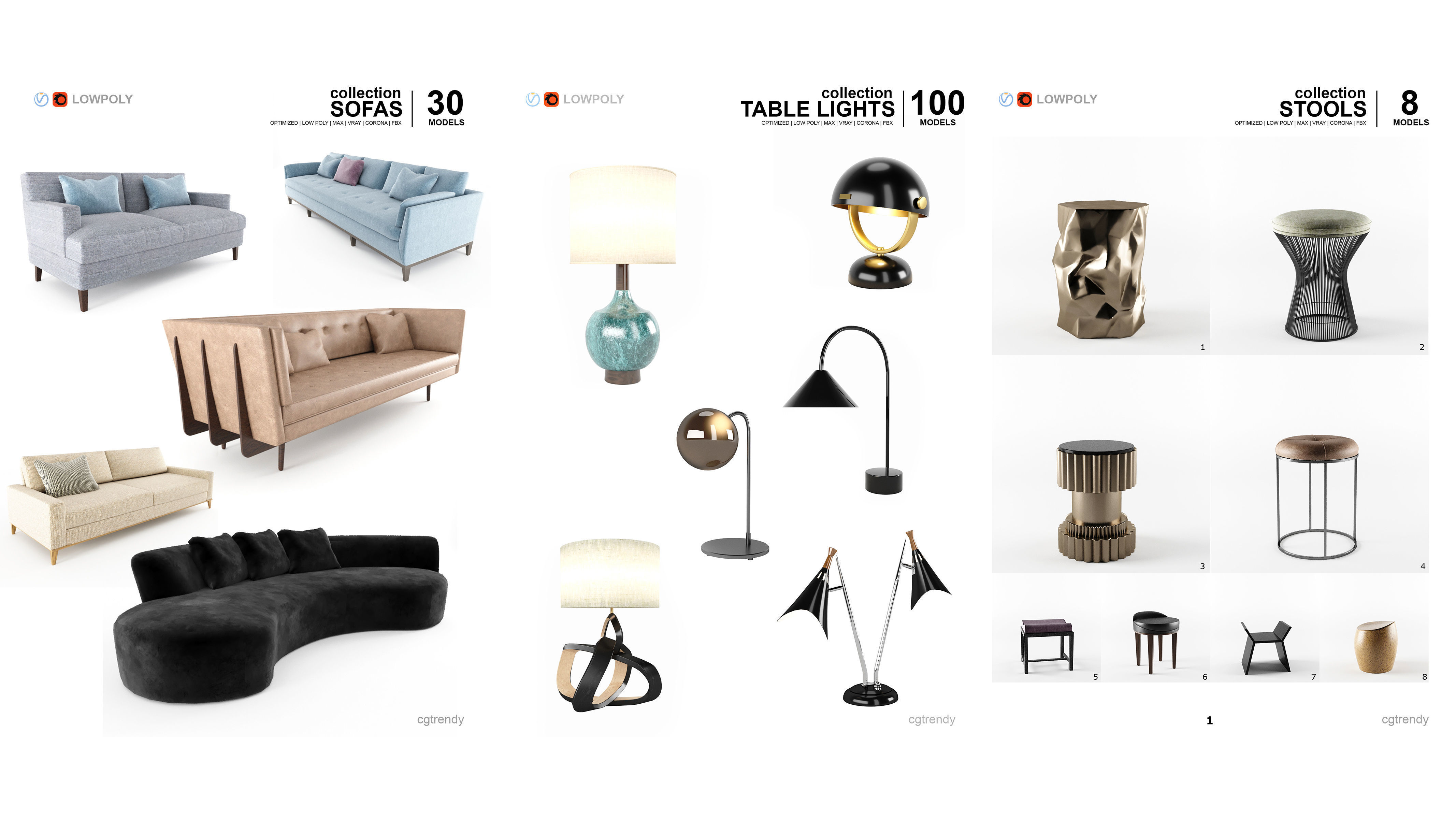 Furniture Library Collection - 1062 Models _17