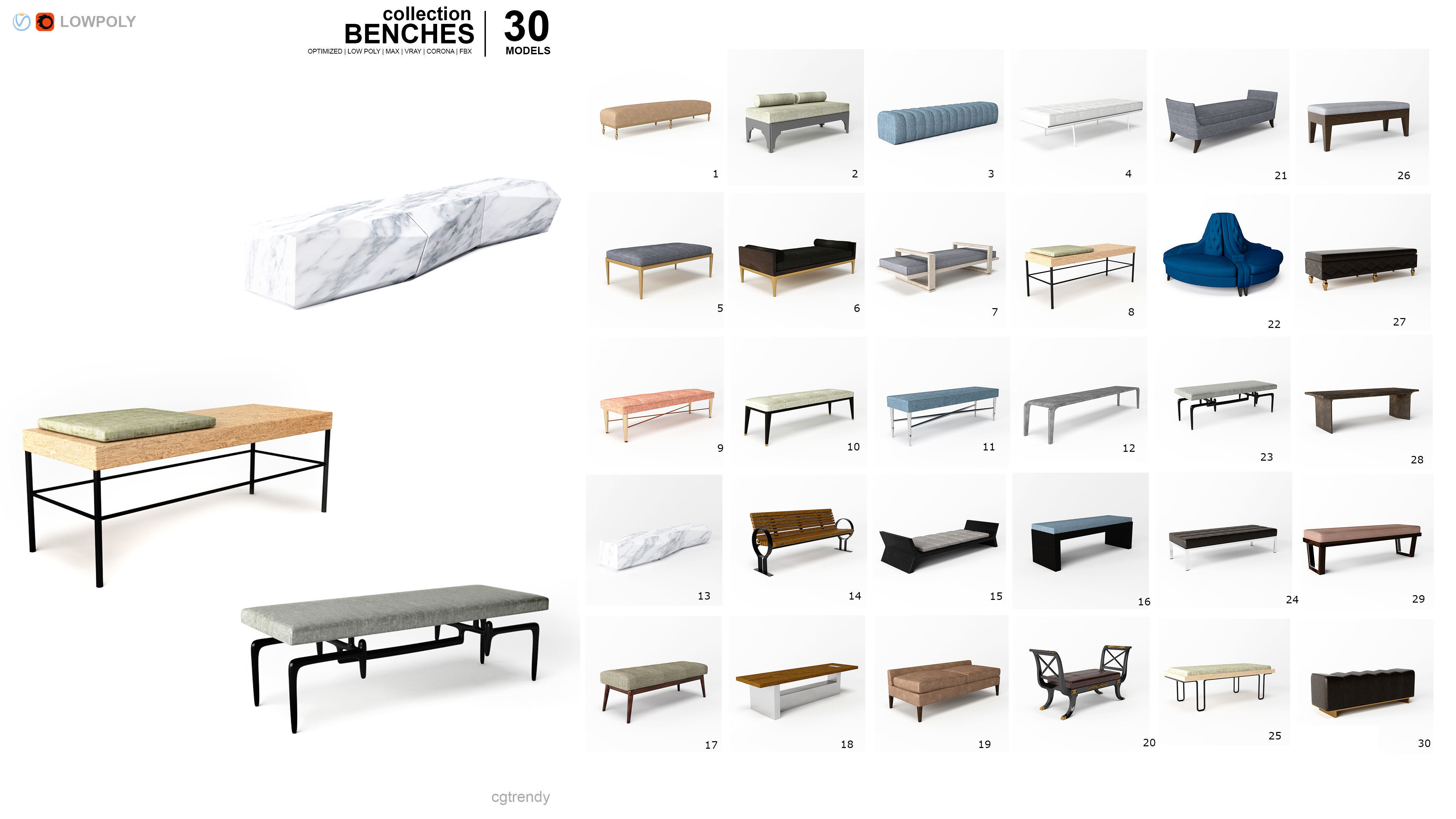 Furniture Library Collection - 1062 Models _12
