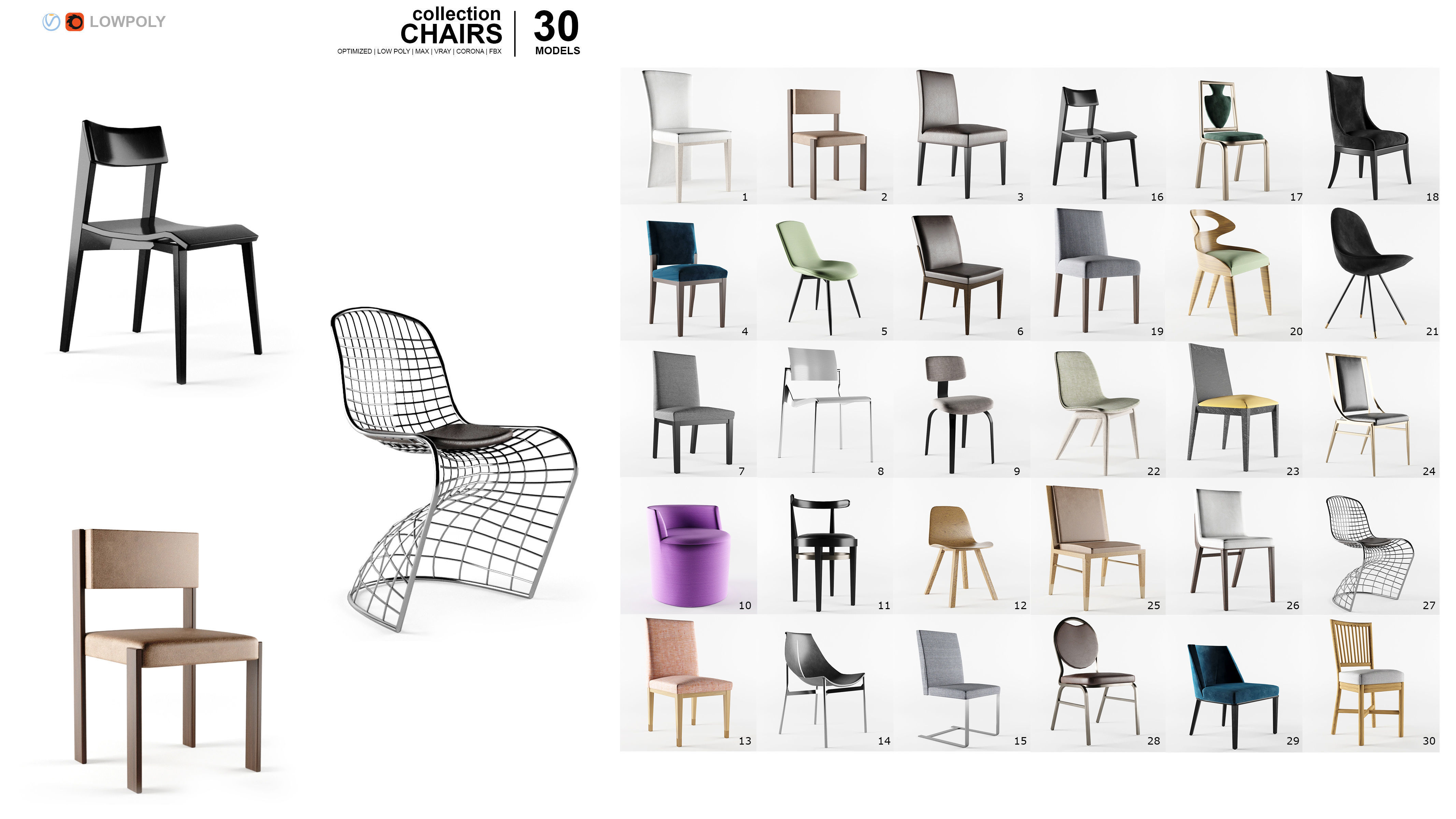 Furniture Library Collection - 1062 Models _22