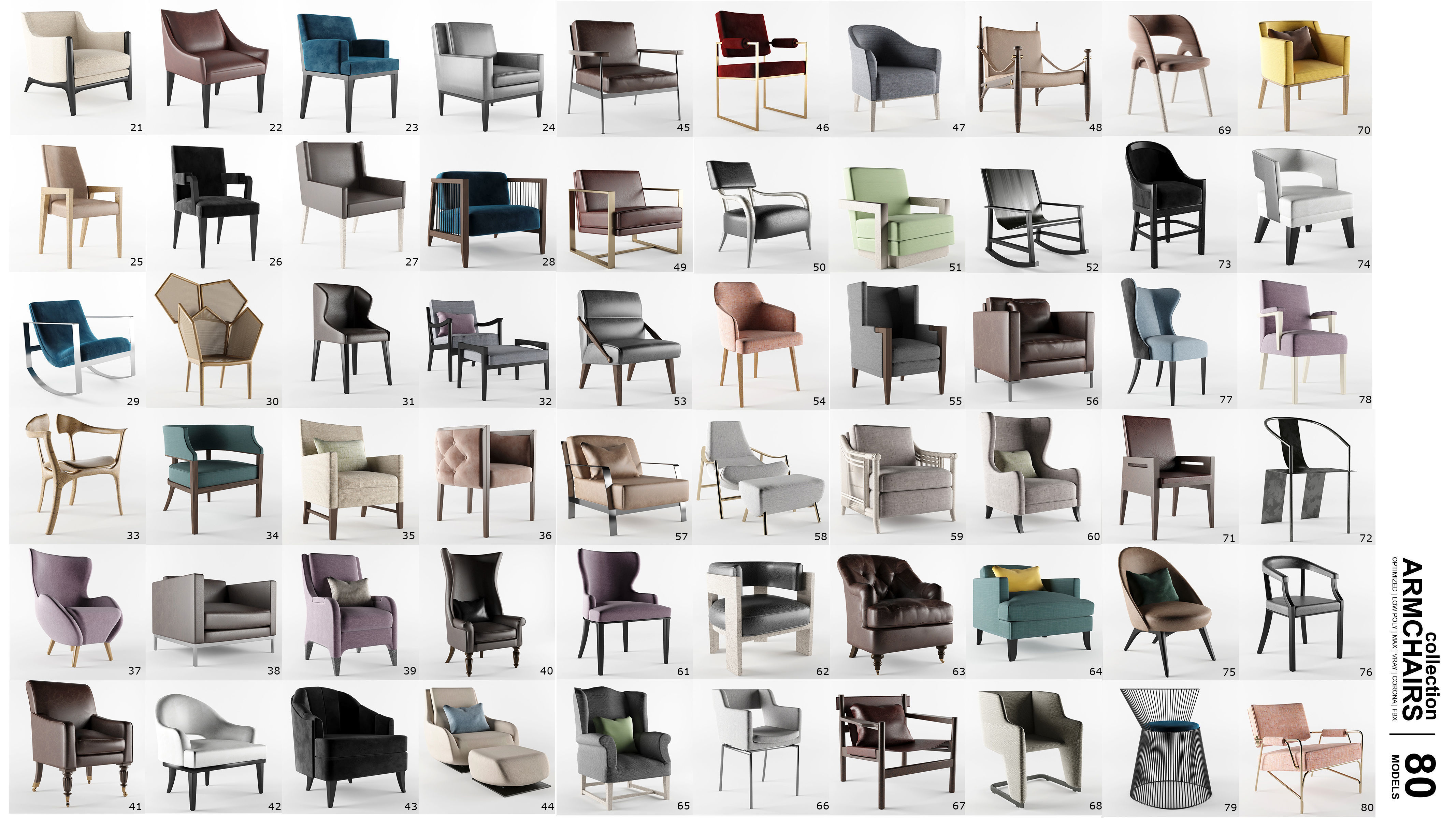 Furniture Library Collection - 1062 Models _8