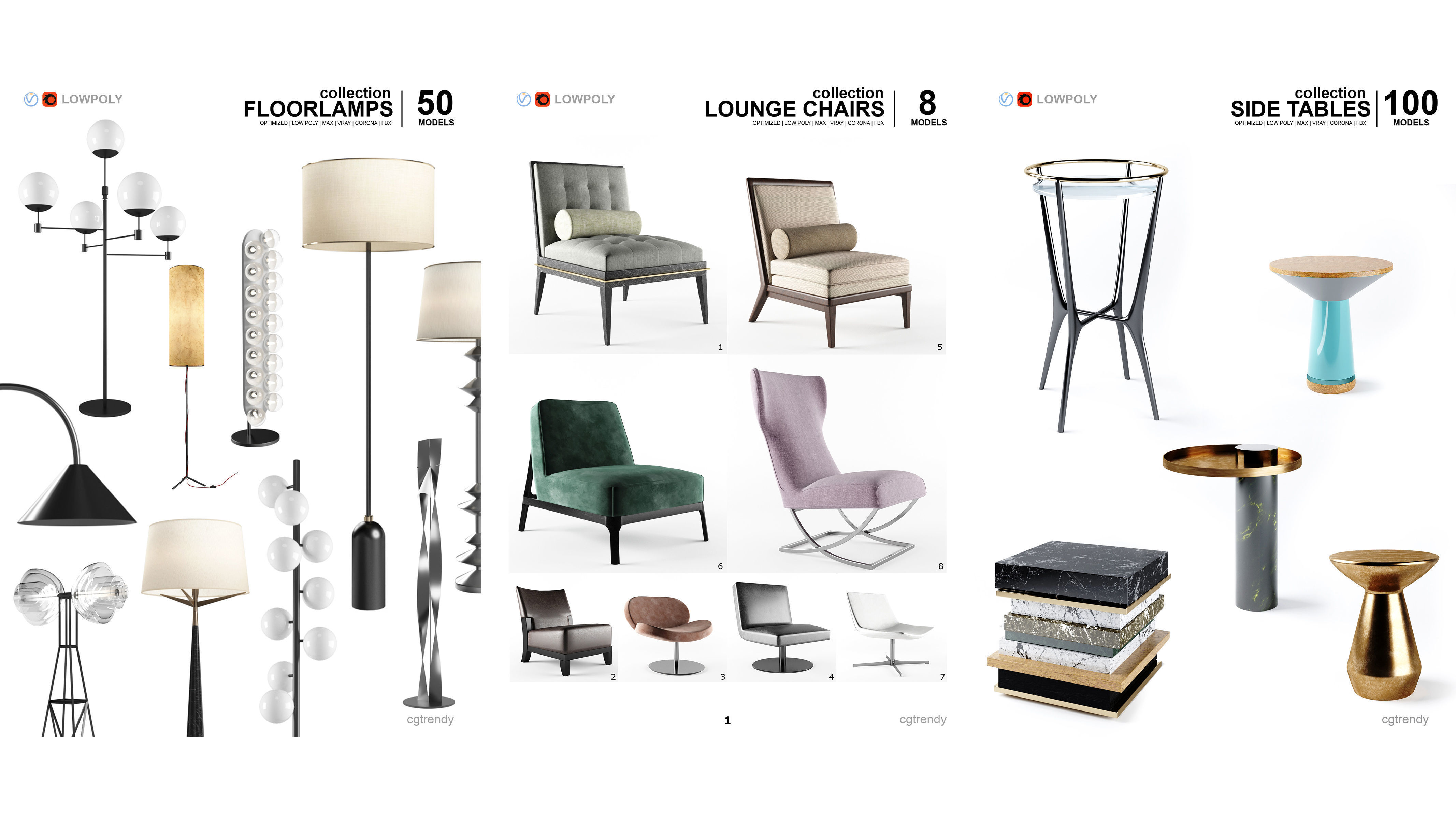 Furniture Library Collection - 1062 Models _16