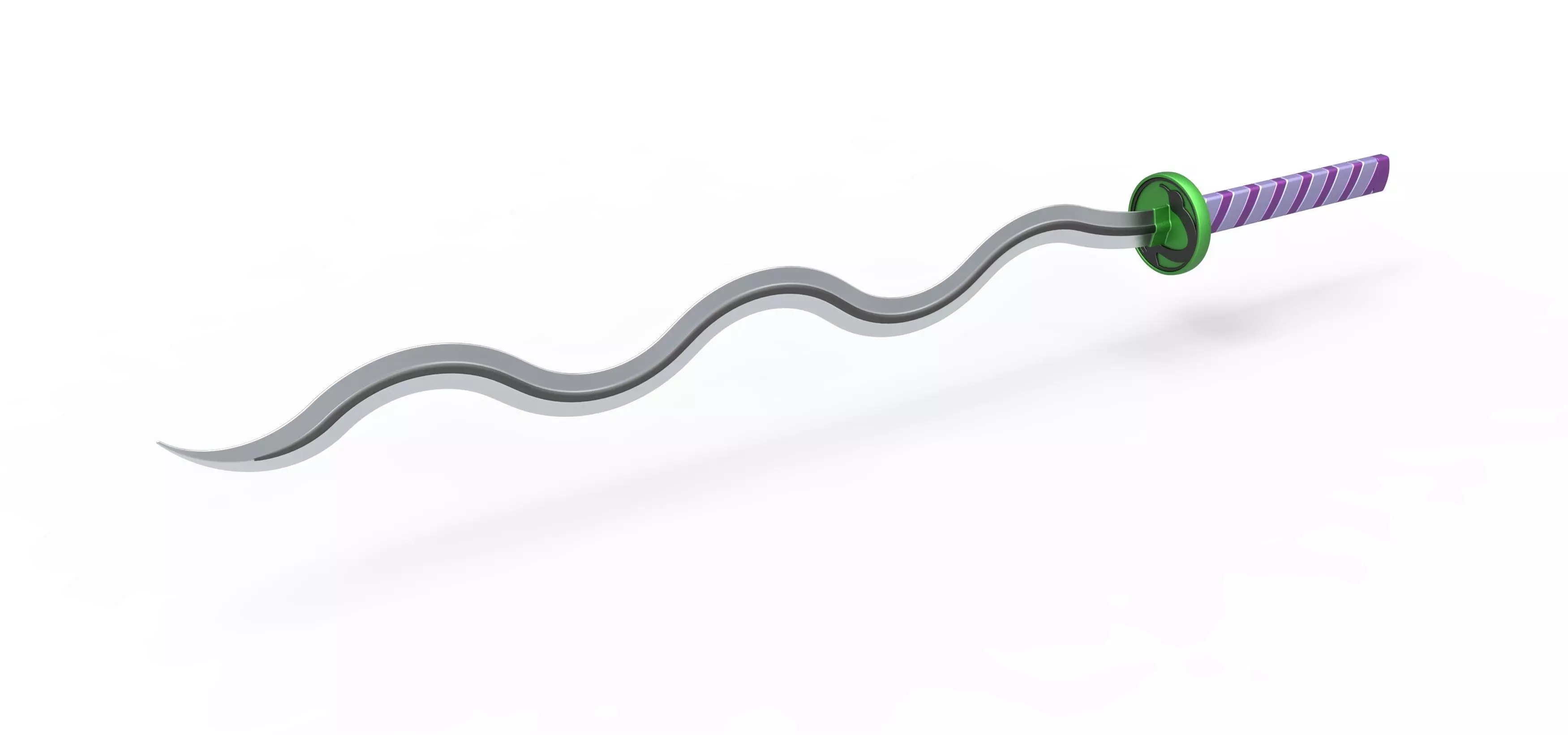 Sword of Iguro Obanai Demon Slayer 3D print model_0