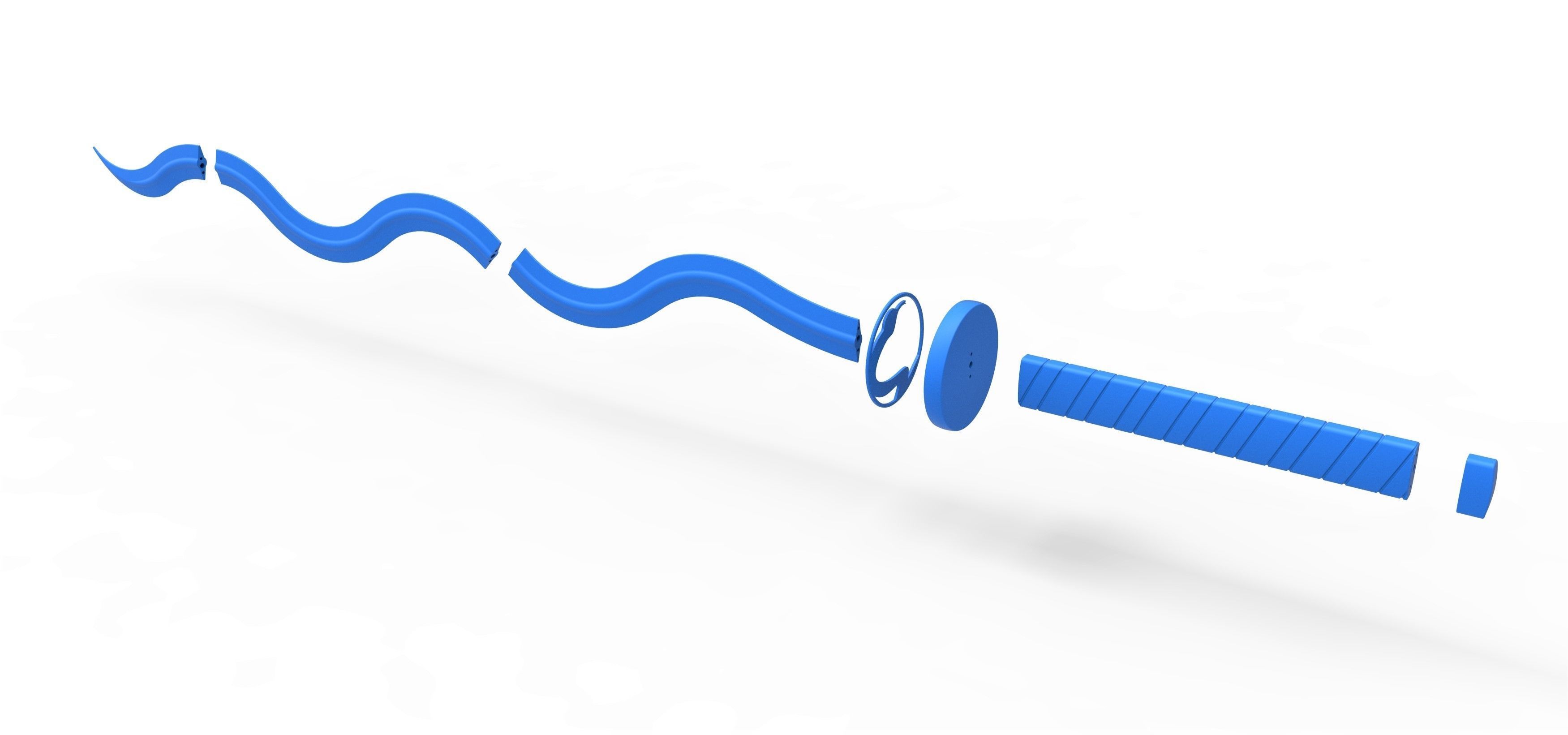 Sword of Iguro Obanai Demon Slayer 3D print model_14