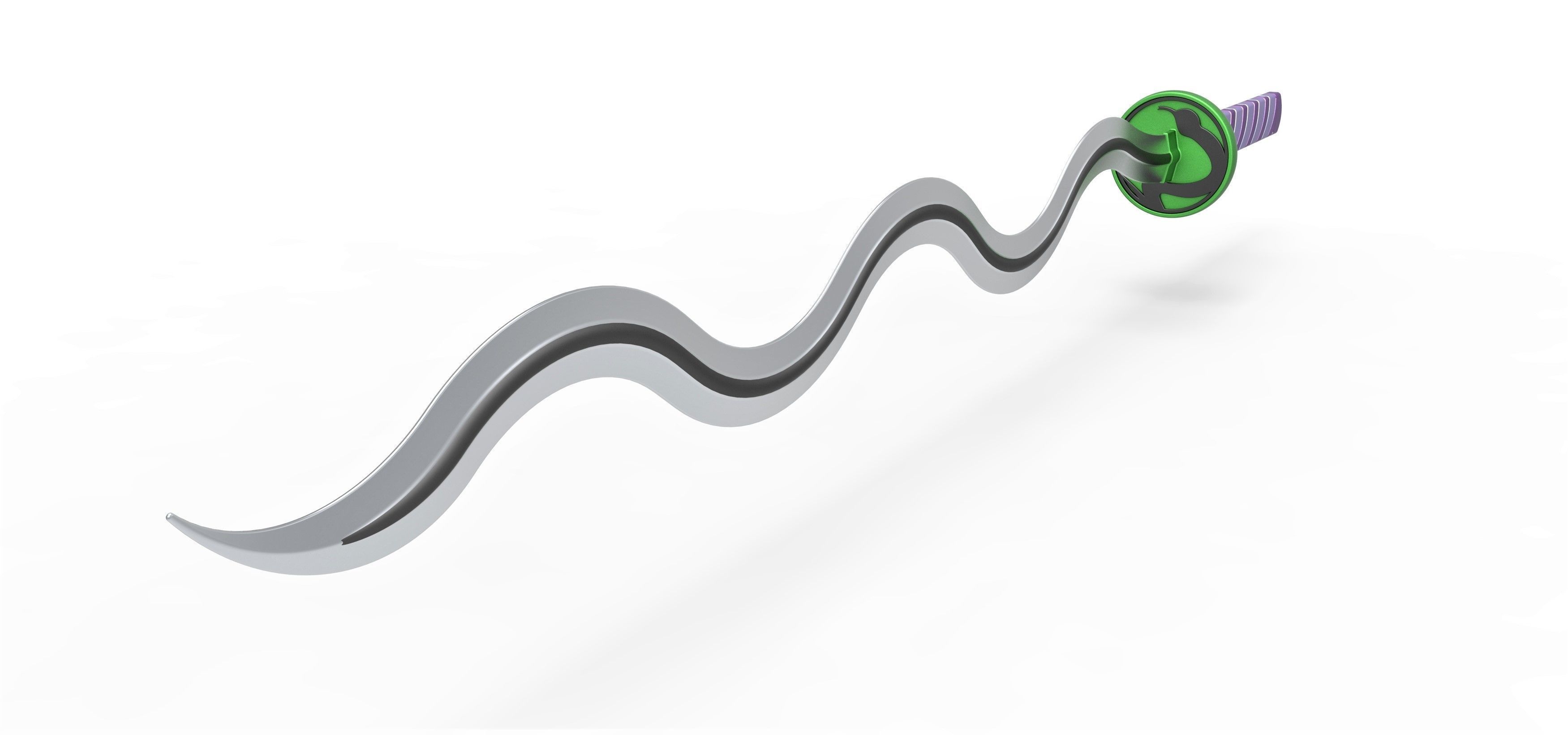 Sword of Iguro Obanai Demon Slayer 3D print model_2