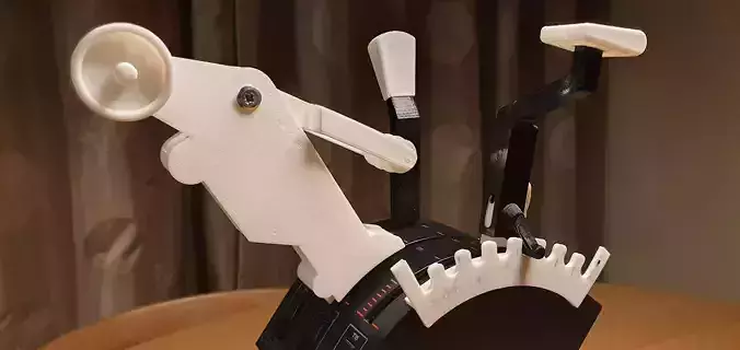 SAITEK PRO FLIGHT Boeing 737 style throttle quadrant levers 3D print model