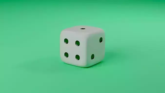 Rounded dice Free 3D model
