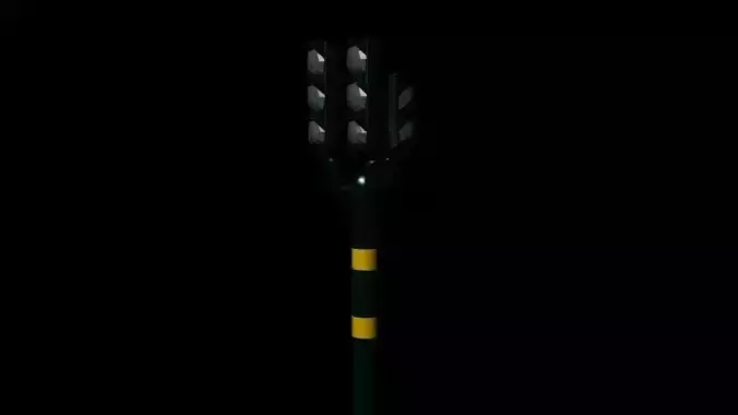 Traffic Light Free 3D model