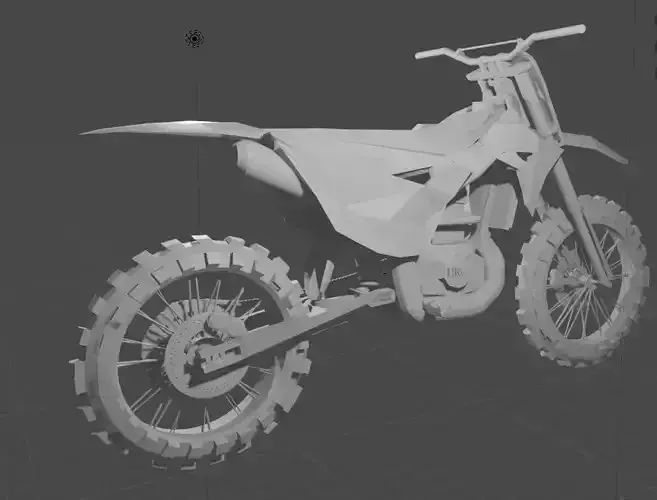 Enduro Motorcycle 3D model
