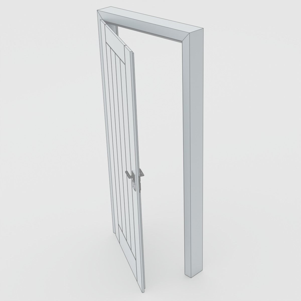 Doors and Handles 3D model_5