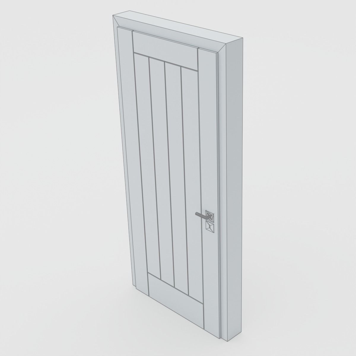 Doors and Handles 3D model_3