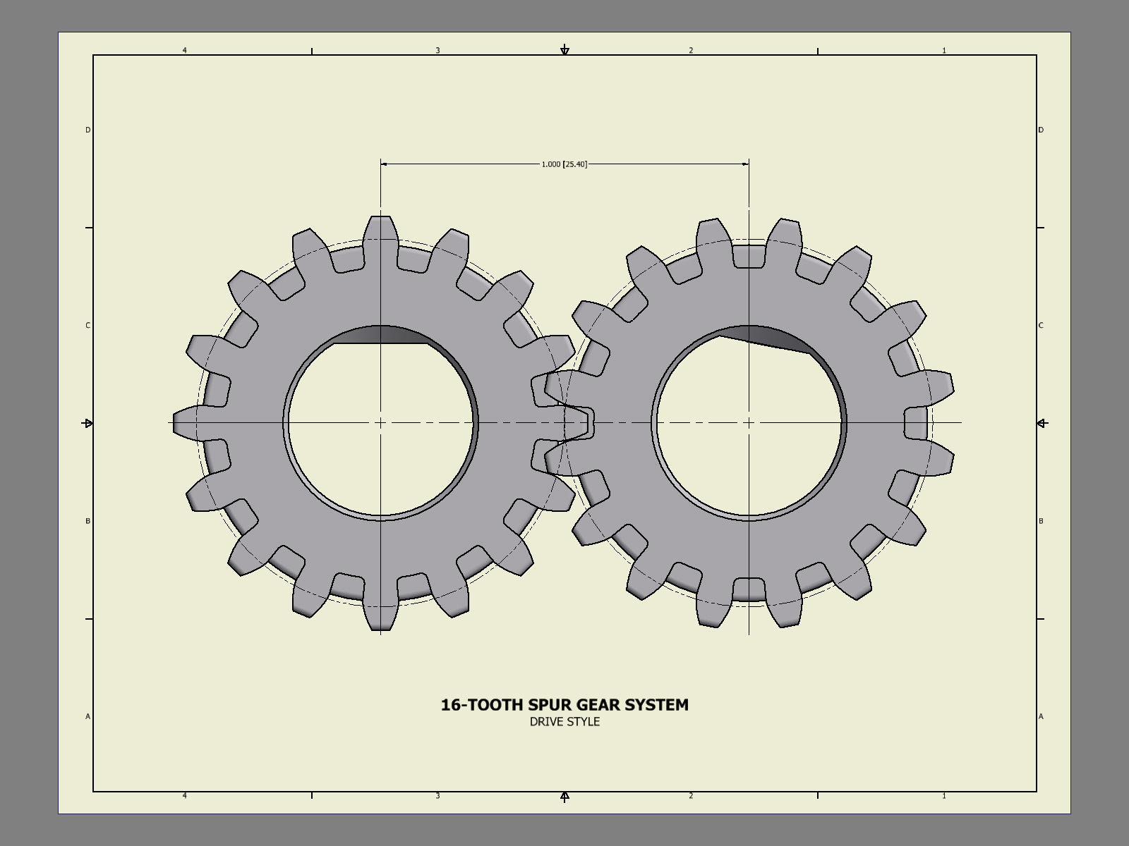 16-Tooth Spur Gear Free 3D print model_4