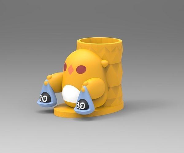 Luo Xiaohei-Libra-Pen Holder 3D print model