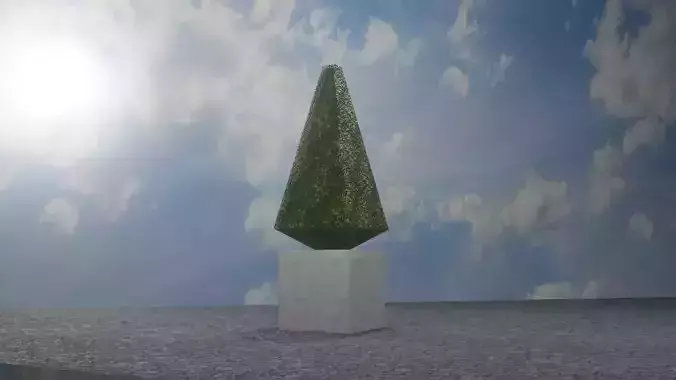 Low-Poly Shrubbery Tree
