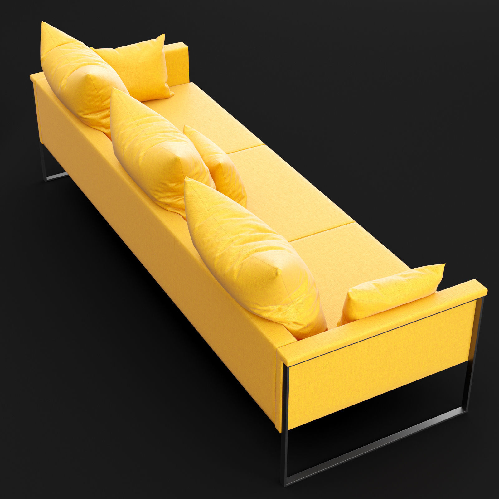 Sofa go large triple BT design 3D model_12