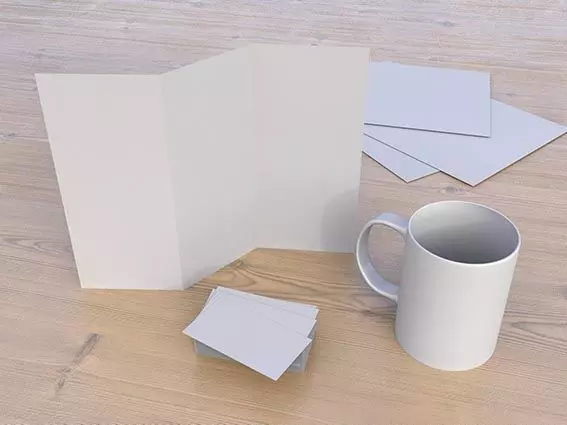 Mockup of coffee mug Free 3D model