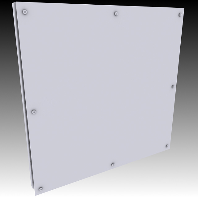 Neon Coffee Sign 3D model_4