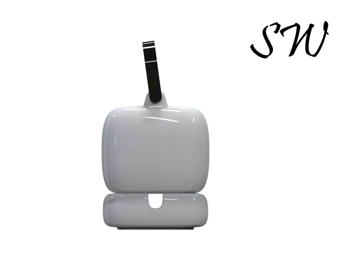 White Porcelain Teapot 3D model 3D print model_5