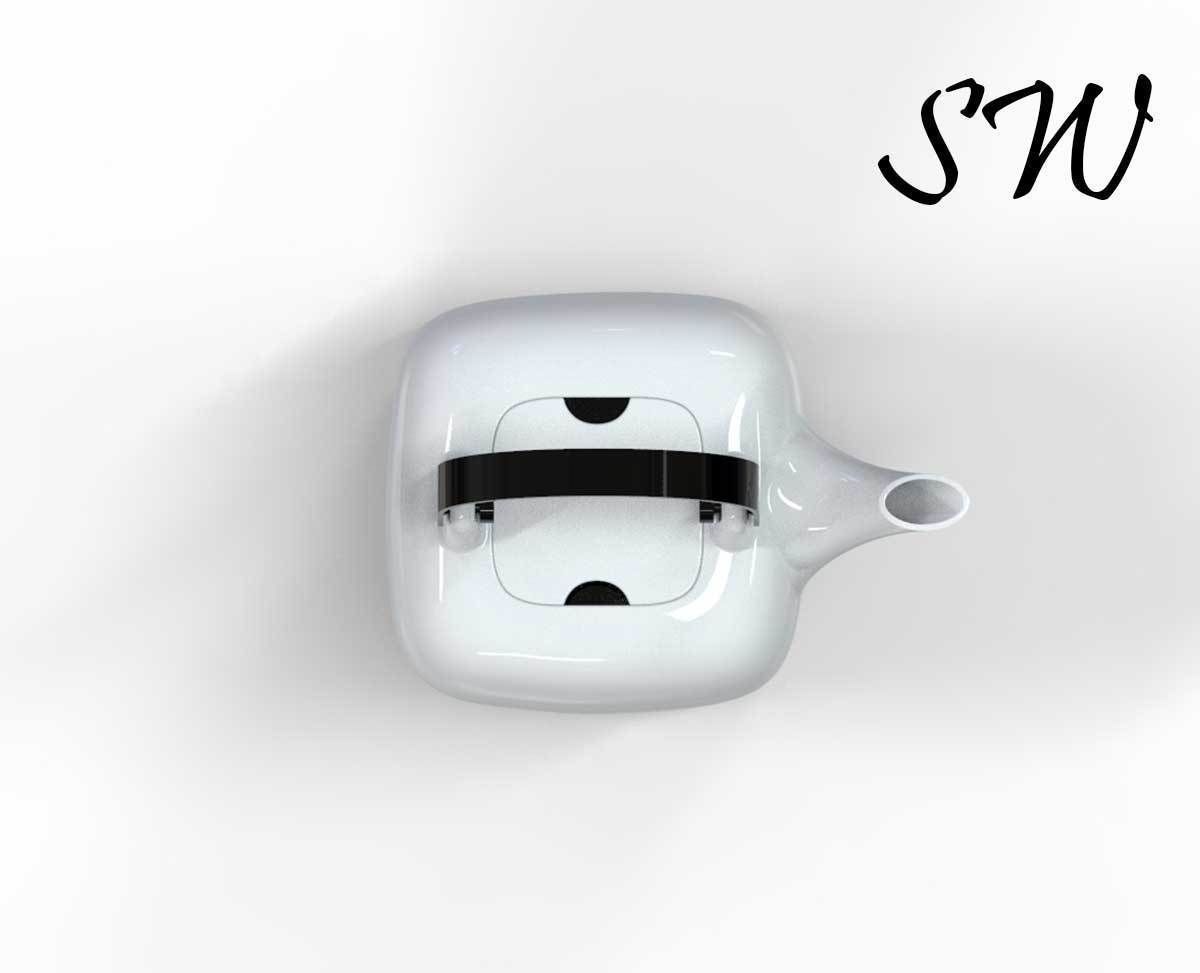 White Porcelain Teapot 3D model 3D print model_7