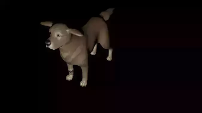 Dog Cinema 4d Free 3D model