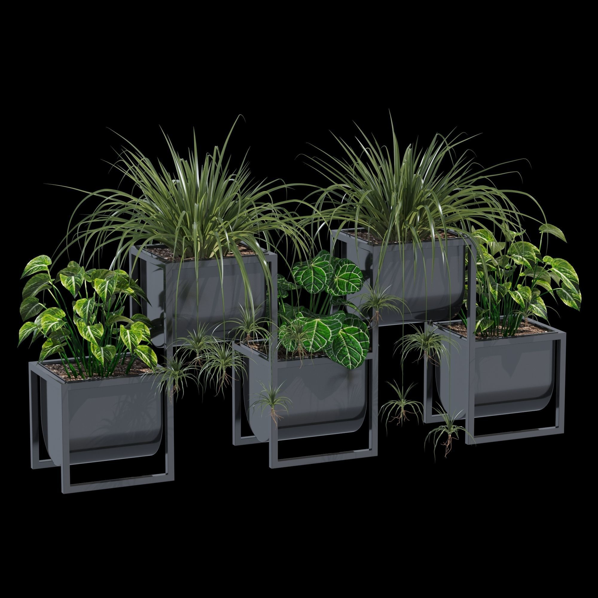 Nyx planter 3D model_1