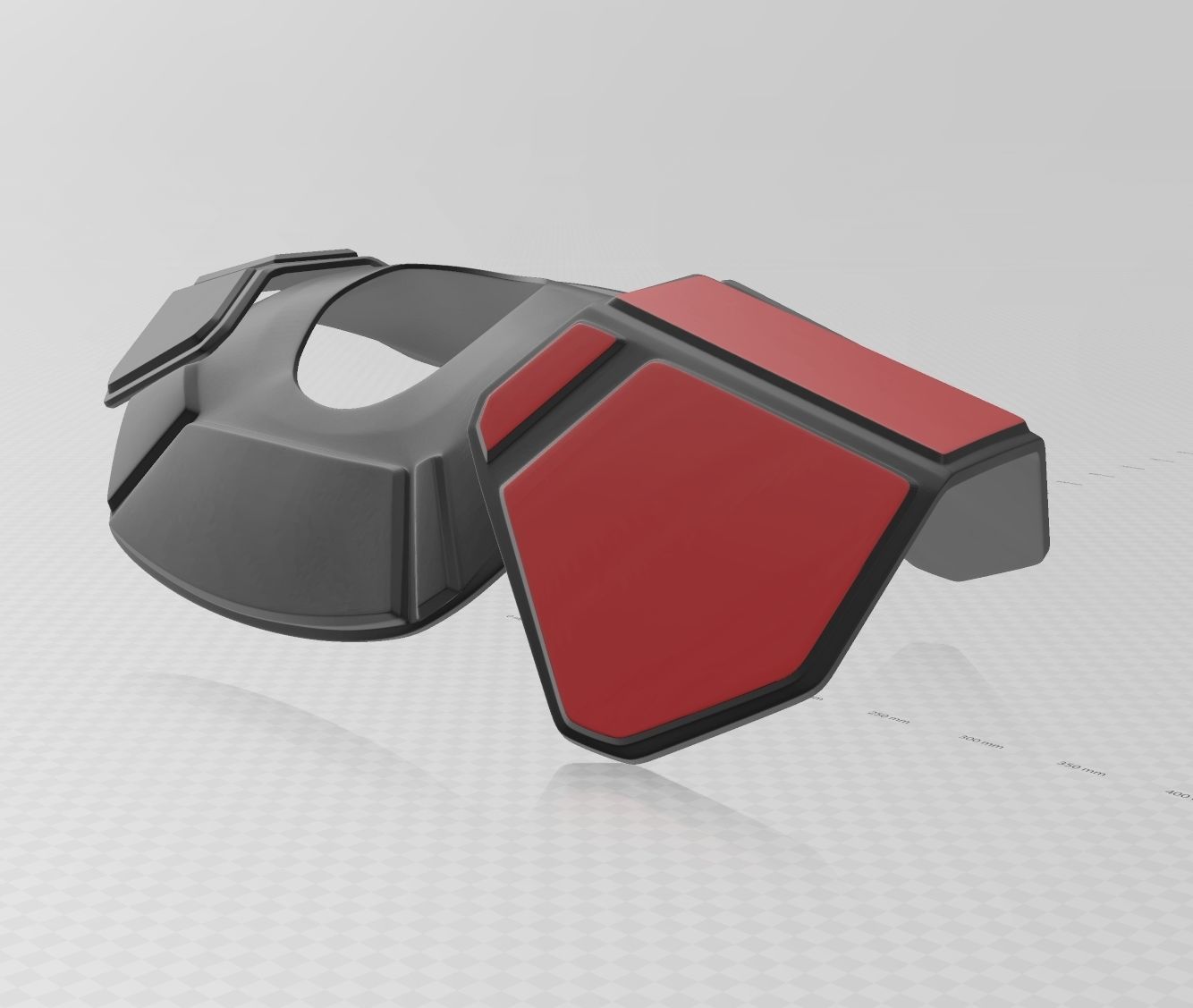 Star Wars Clone Trooper Commander Bly pauldron 3D print model_2