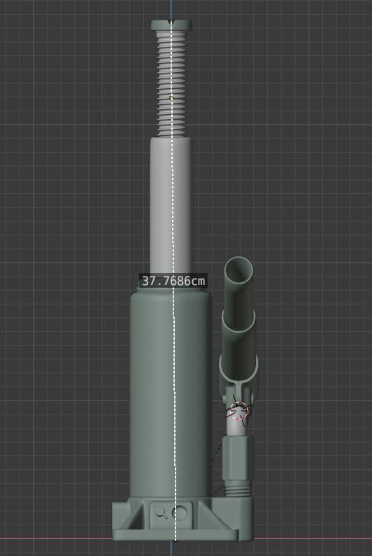 Hydraulic Bottle Jack 3D model_12