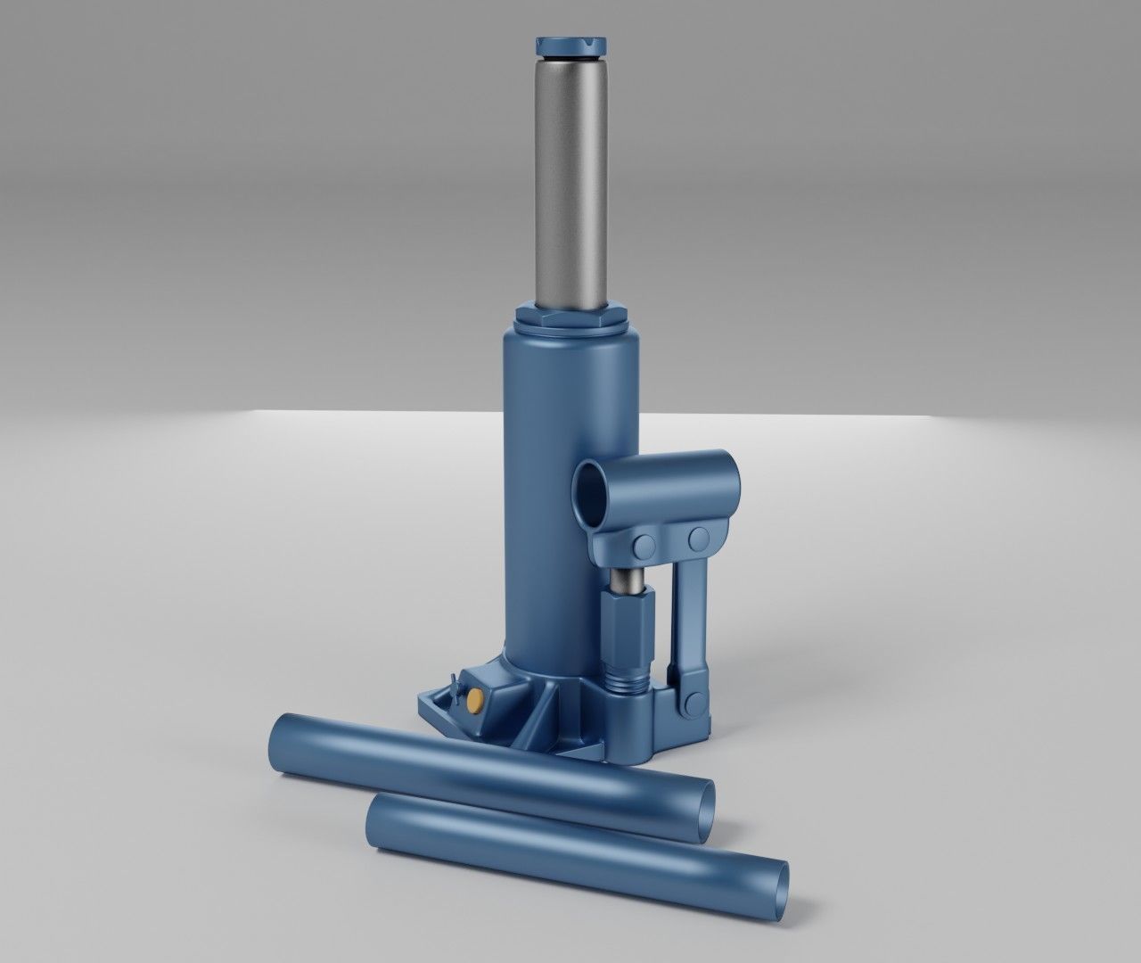 Hydraulic Bottle Jack 3D model_1