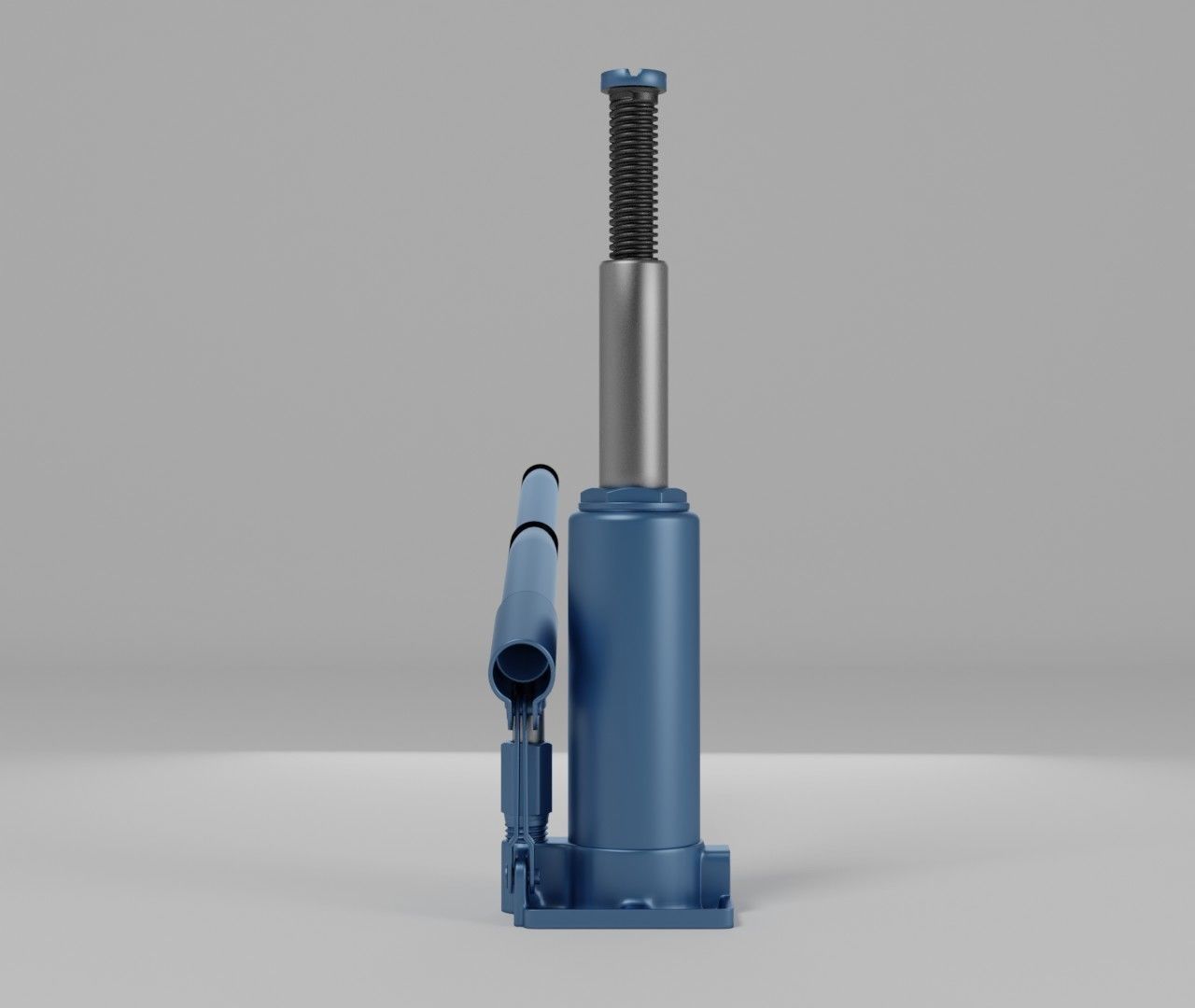 Hydraulic Bottle Jack 3D model_5