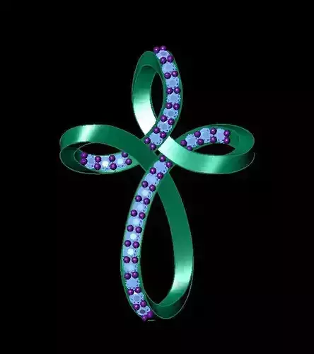 cross pendant 3D print model