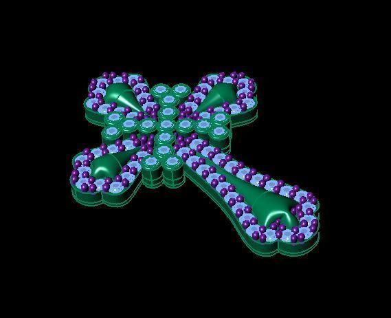 cross pendant 3D print model_2