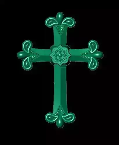 cross pendant 3D print model