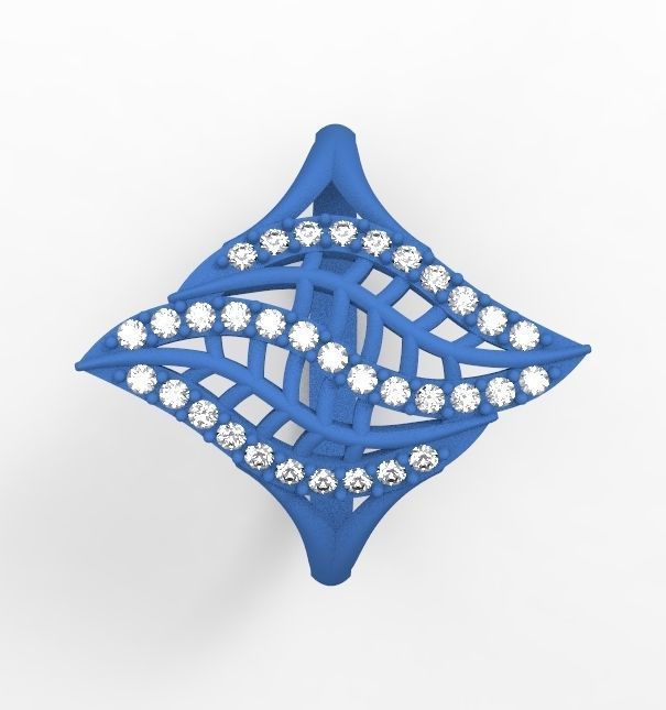 palm ring 3D print model_1