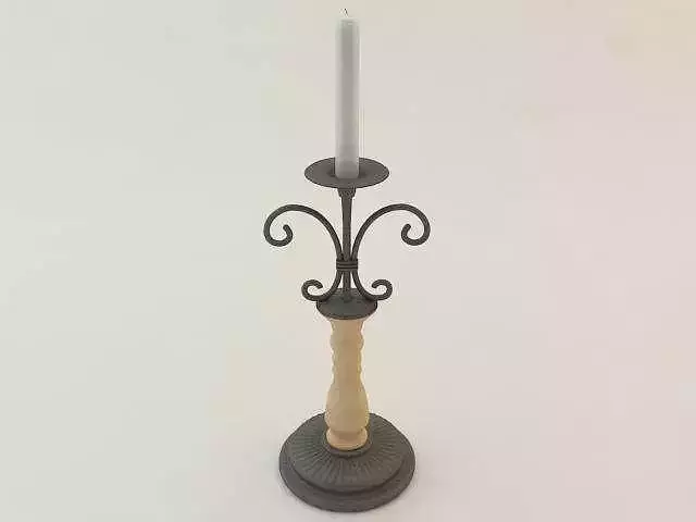 Iron Candle Holder