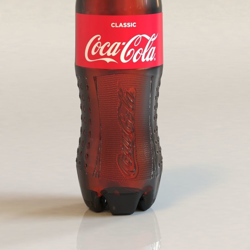 Coca-Cola bottle 3D model_2